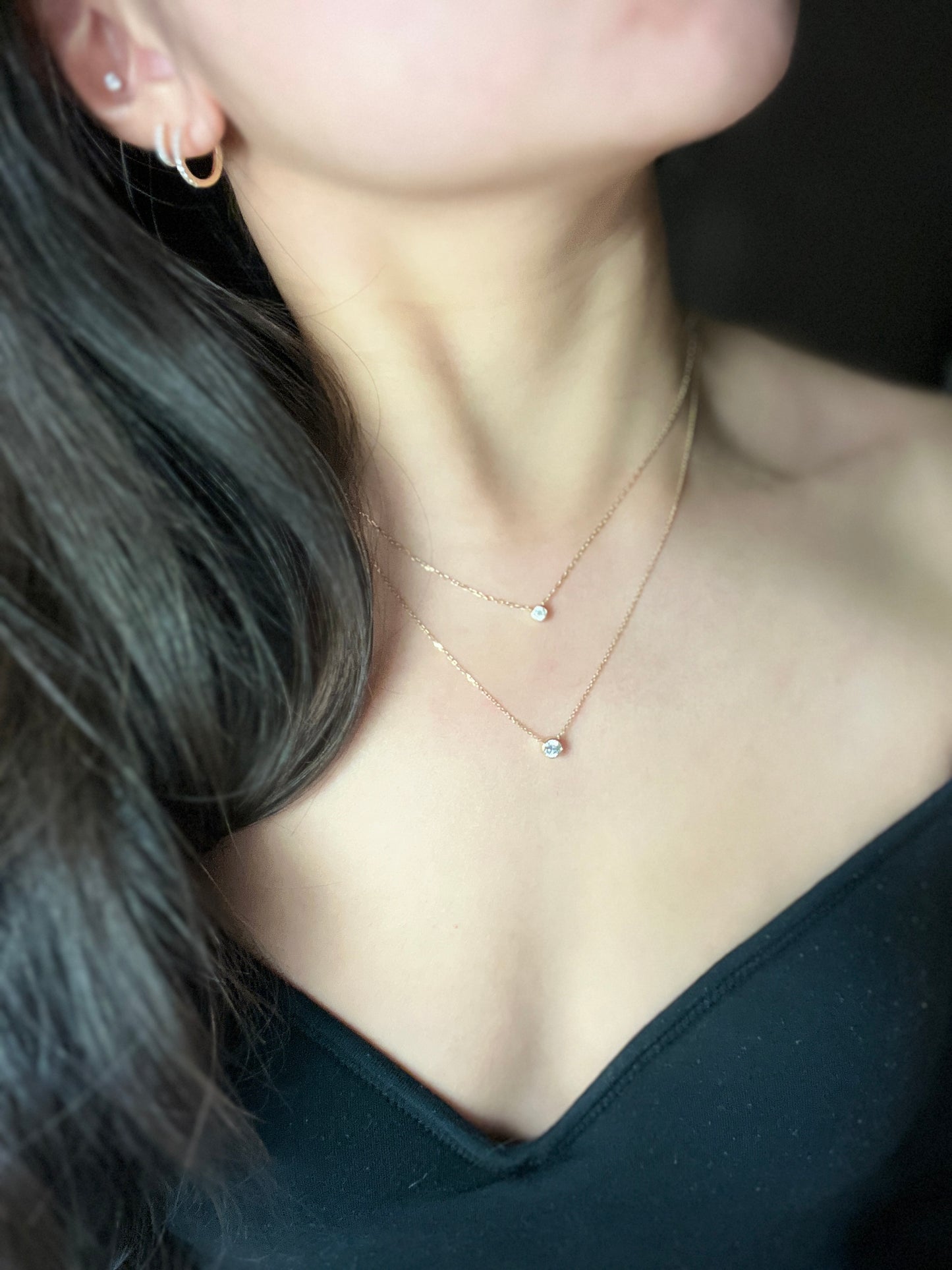 Shine Point Diamond Necklace